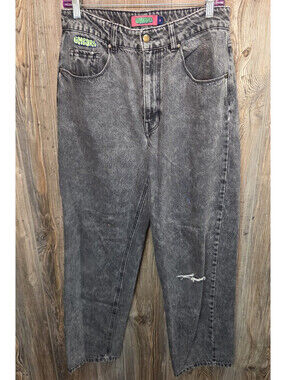 VTG Empyre "Tori" Denim Blue Jeans Wmn Sz 8 (28x30) Baggy Straight Leg Y2K Skate